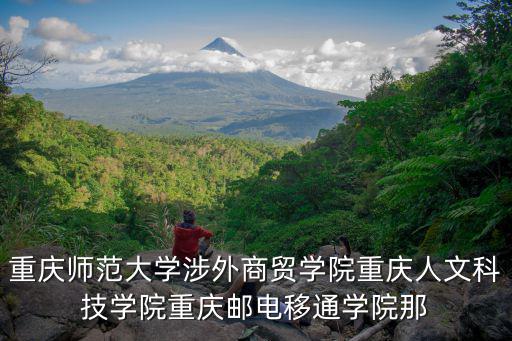 重慶師范大學涉外商貿學院重慶人文科技學院重慶郵電移通學院那