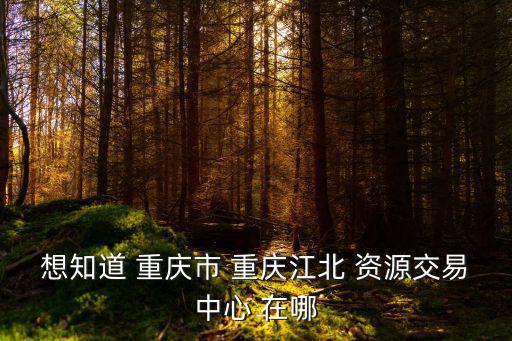 重慶市經(jīng)開區(qū)公共資源交易網(wǎng)，想知道 重慶市 北碚公共資源交易中心 在哪