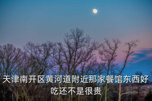 天津市黃河道西北菜館，天津南開區黃河道附近那家餐館東西好吃還不是很貴