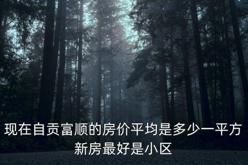 自貢哪個小區房價便宜，四川省自貢市榮縣五寶鎮犀牛望月城二期商品房價現在是多少錢一平方呢