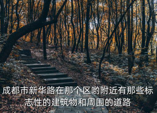 成都市新華路在那個區喲附近有那些標志性的建筑物和周圍的道路