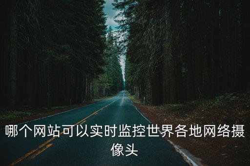 全球實況高清攝像頭，哪個網站可以實時監控世界各地網絡攝像頭