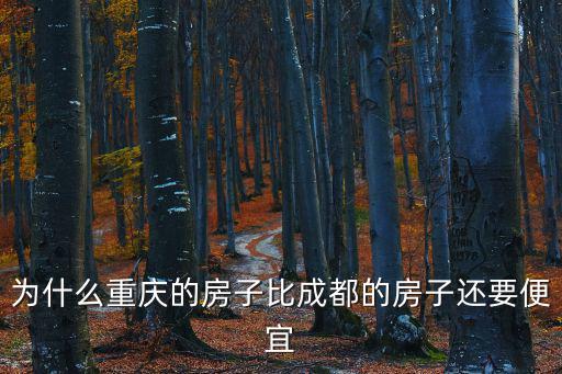 成都重慶哪個房價低，購房選擇 重慶還是成都