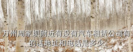 成都市萬州租車，萬州在哪里能租到出租車