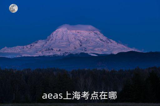 aeas上海考點在哪