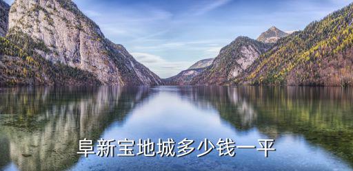 阜新寶地城多少錢一平