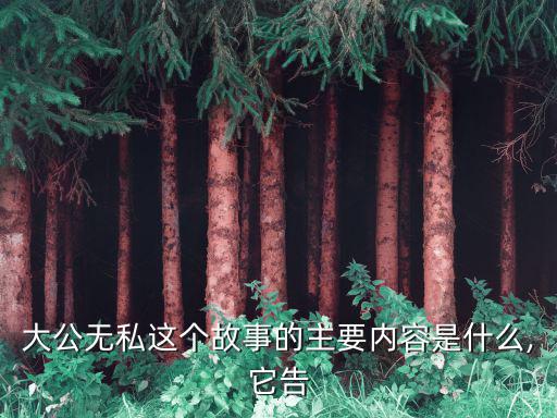 大公無(wú)私的故事,解狐很有作為為老百姓辦了不少好事
