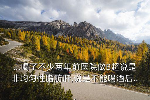 不均勻性脂肪肝,非均勻脂肪肝:肝內呈弱回聲區易誤診為肝腫瘤