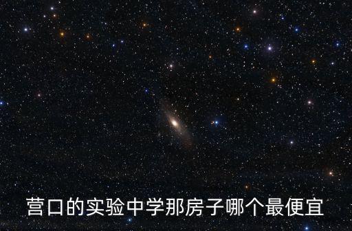 營口的實驗中學那房子哪個最便宜