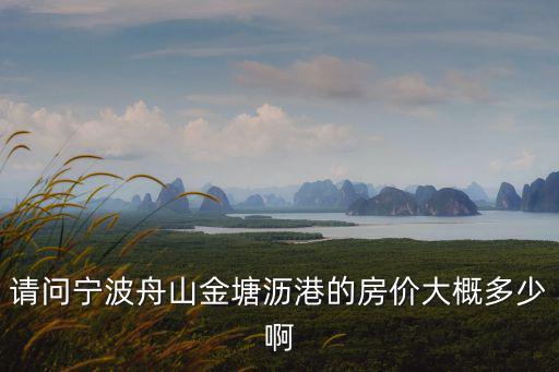 請問寧波舟山金塘瀝港的房價大概多少啊