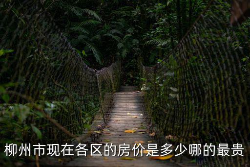 柳州市現在各區的房價是多少哪的最貴