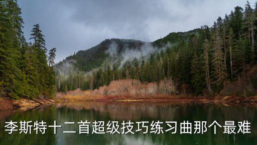 李斯特十二首超級技巧練習曲那個最難