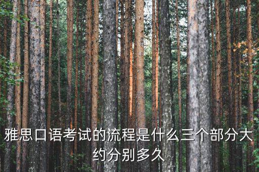 雅思口語怎么考,雅思口語考試順序是怎么安排的