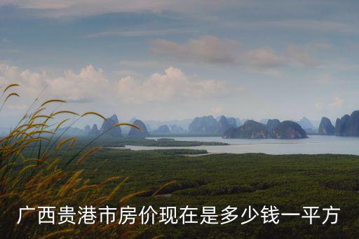 貴港哪個地方房價最低，廣西貴港市房價現在是多少錢一平方