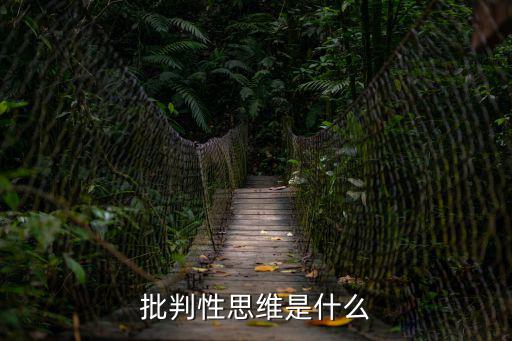 批判性思維是什么