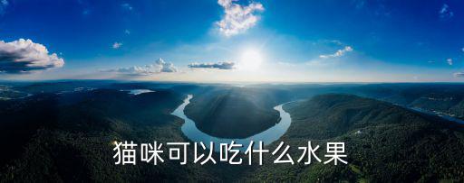 貓咪可以吃什么水果