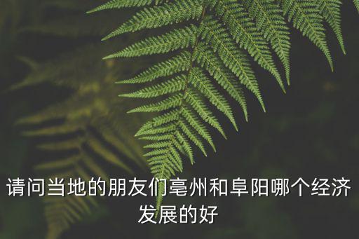請(qǐng)問(wèn)當(dāng)?shù)氐呐笥褌冑裰莺透逢?yáng)哪個(gè)經(jīng)濟(jì)發(fā)展的好