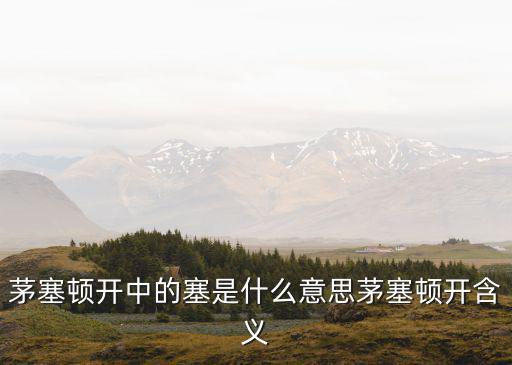 茅塞頓開的意思,三顧茅廬之三茅塞頓開的意思