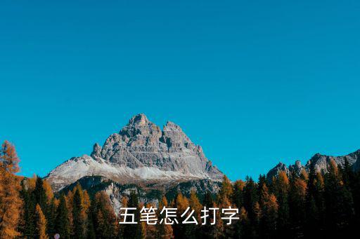 斜五筆怎么打字,五筆字型輸入法詳解