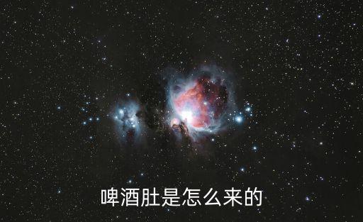 啤酒肚是怎么來的