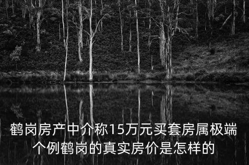 鶴崗房產中介稱15萬元買套房屬極端個例鶴崗的真實房價是怎樣的