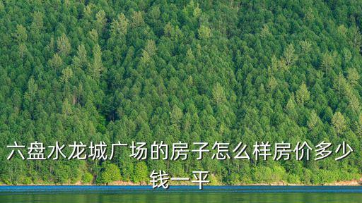六盤水龍城廣場的房子怎么樣房價多少錢一平