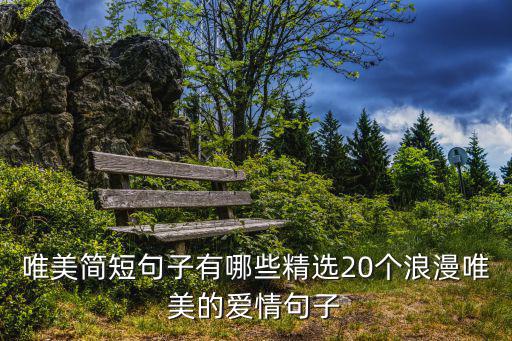 唯美簡短句子有哪些精選20個浪漫唯美的愛情句子