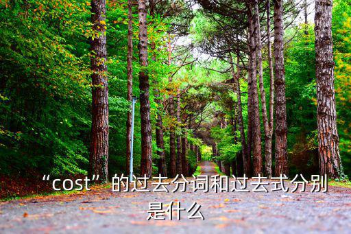 “cost”的過去分詞和過去式分別是什么