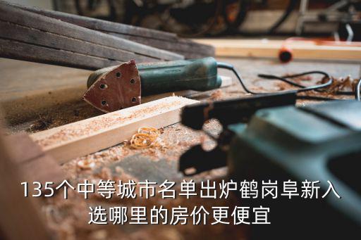 135個中等城市名單出爐鶴崗阜新入選哪里的房價更便宜