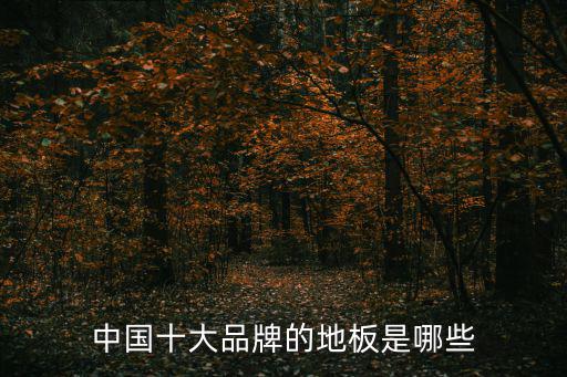 十大品牌地板,年度中國地板十大品牌出爐