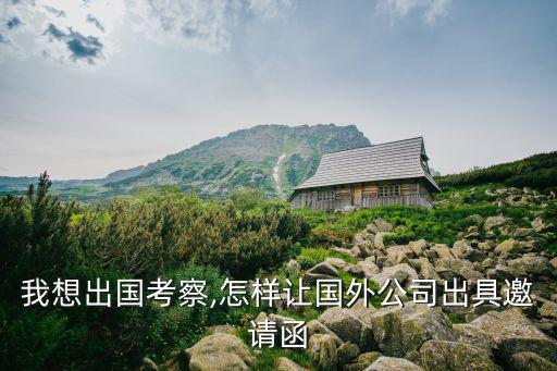 我想出國考察,怎樣讓國外公司出具邀請函