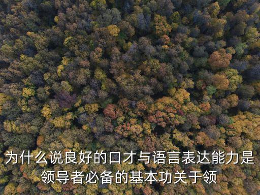 領導講話藝術，和領導說話的藝術