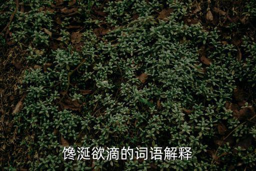 饞涎欲滴的詞語(yǔ)解釋