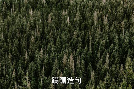 蹣跚造句