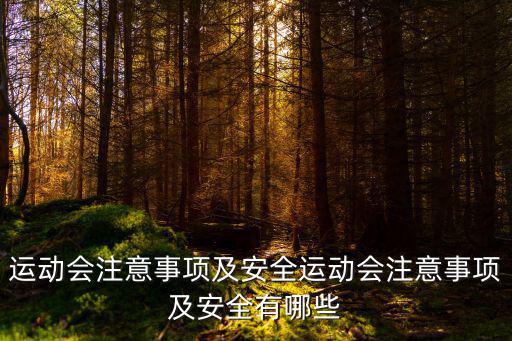 運(yùn)動(dòng)會(huì)注意事項(xiàng)及安全運(yùn)動(dòng)會(huì)注意事項(xiàng)及安全有哪些