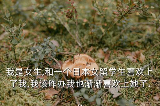 我是女生,和一個日本女留學生喜歡上了我,我該咋辦我也漸漸喜歡上她了...