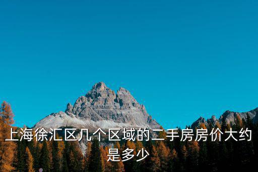 上海康健哪個(gè)小區(qū)房價(jià)最好，上海徐匯區(qū)幾個(gè)區(qū)域的二手房房價(jià)大約是多少