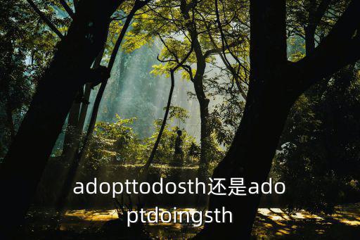 adopt名詞,如何使用adpotto這個英文短語?