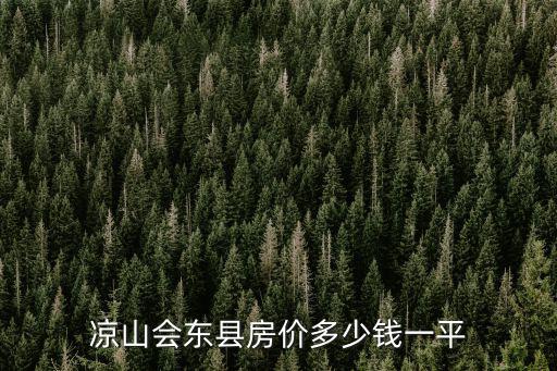 涼山哪個縣房價最低，四川省涼山州昭覺縣現在的房價是多少錢一平米呀