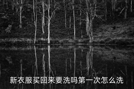 新衣服買回來要洗嗎第一次怎么洗