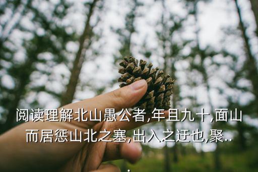 閱讀理解北山愚公者,年且九十,面山而居懲山北之塞,出入之迂也,聚...