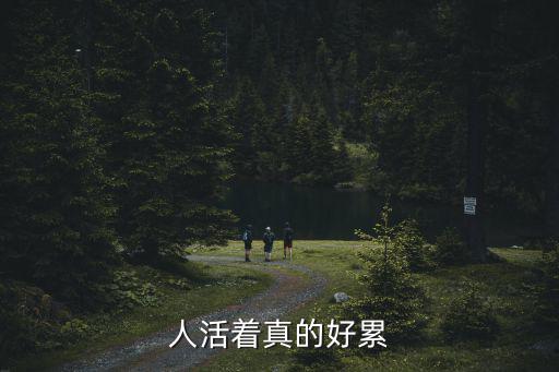 人活著真的好累