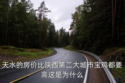 天水的房價比陜西第二大城市寶雞都要高這是為什么