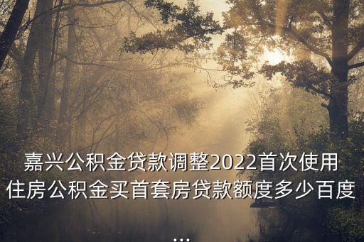嘉興公積金,夫妻雙方連續正常繳存住房公積金滿一年可申請貸款