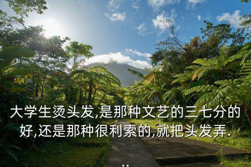 大學生發型,國字臉女生適合什么發型?