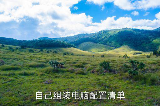 自己組裝電腦配置清單