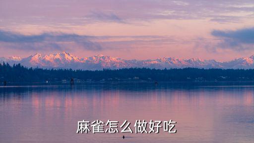 麻雀怎么做好吃