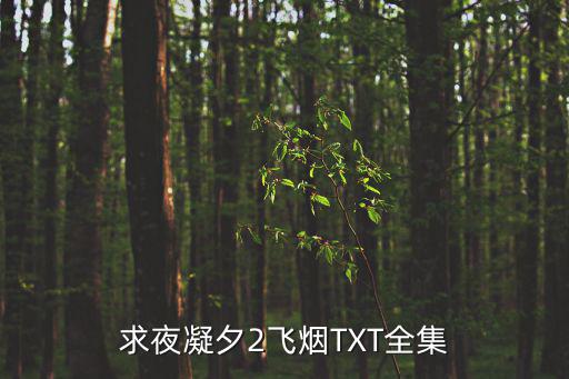 夜凝夕2,《月凝夕2飛煙》第二集:步非煙:《星凝夕》續集