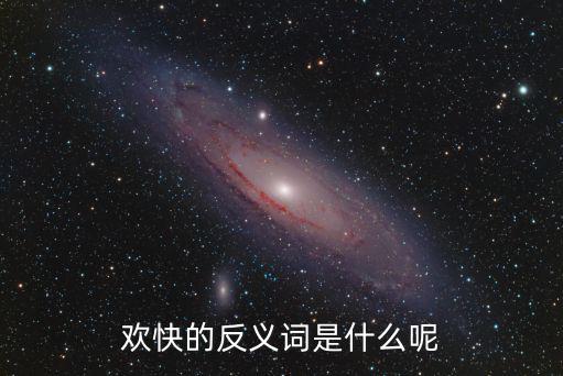歡的反義詞,歡快的反義詞是什么?