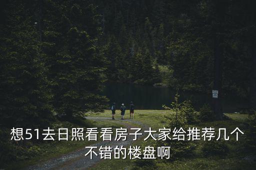 想51去日照看看房子大家給推薦幾個不錯的樓盤啊